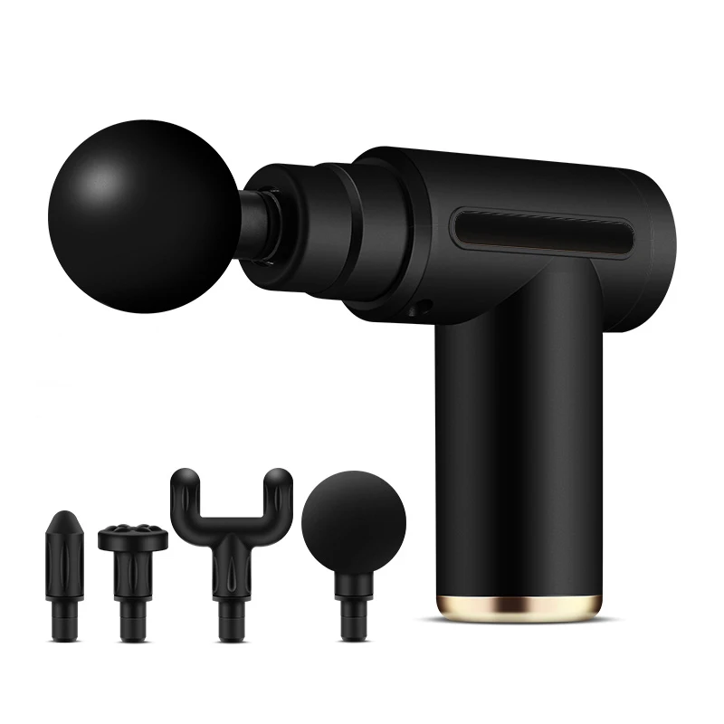 Sports Mini Massage Gun 6 Speed Deep Tissue Vibration Relax Relieve Fatigue Handheld Lightweight Fascia Massage Gun