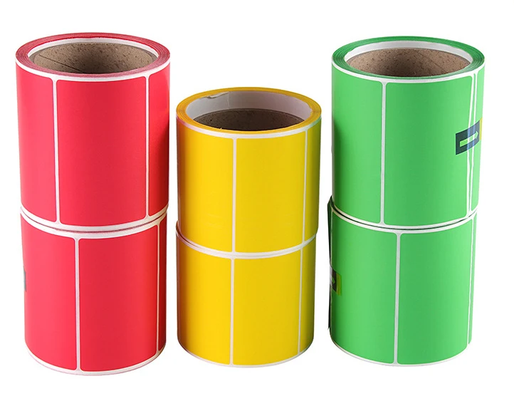 Premium Top Coated Self Adhesive Direct Thermal Label Material in Jumbo Roll for Shipping Logistics Sticker Label
