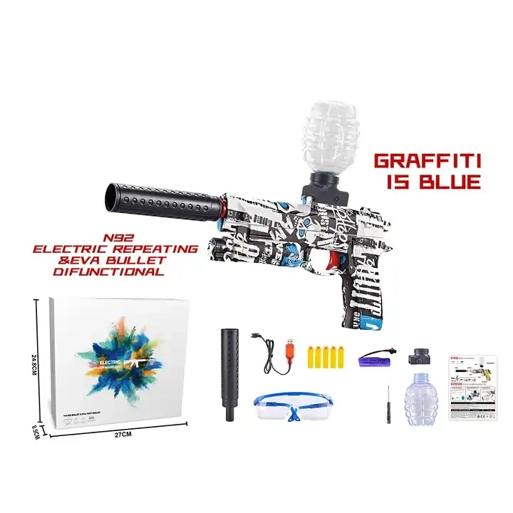 Glock Gel Blaster Pistol Electric Water Gel Gun Blaster Automatic  Gun