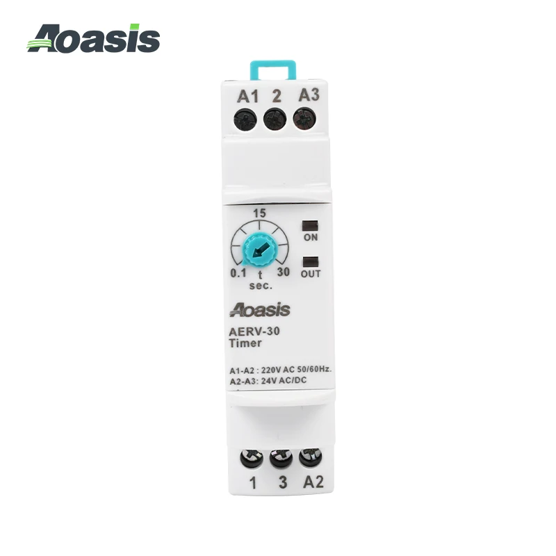  AOASIS AERV-30 220 В Магнитное реле таймера электронное регулируемое времени задержки