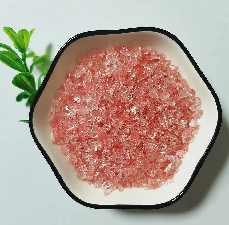 Environmentally friendly Decorative Garden Colored Glass Gravel