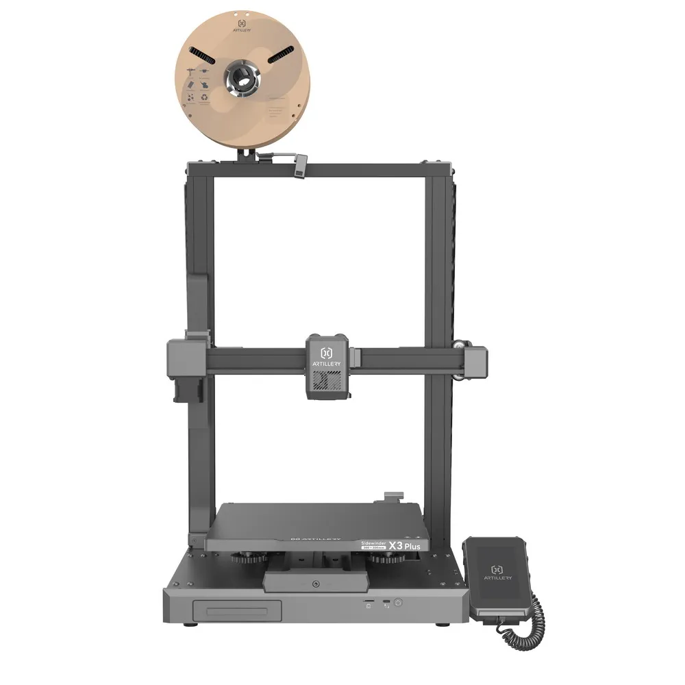 3d Printer Artillery Sidewinder X3 Plus 3D filament Printer 300mm/s High-Speed with Auto Leveling and Dual-Gear For FDM Machine