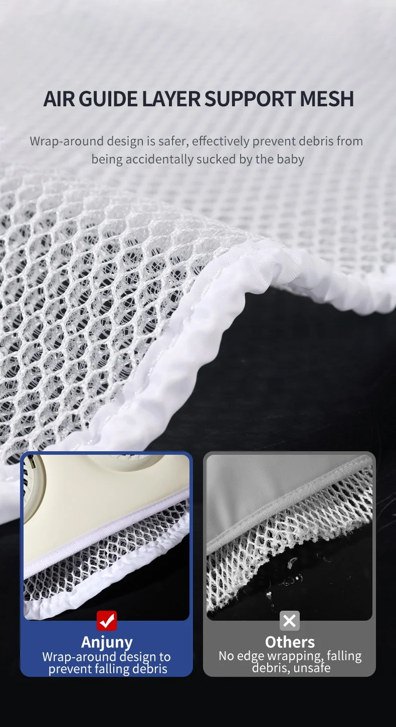 Anjuny Baby Stroller Cool Seat Mat Breathable 3D Air Mesh Cool Cushion Stroller Liner for baby Car Seat