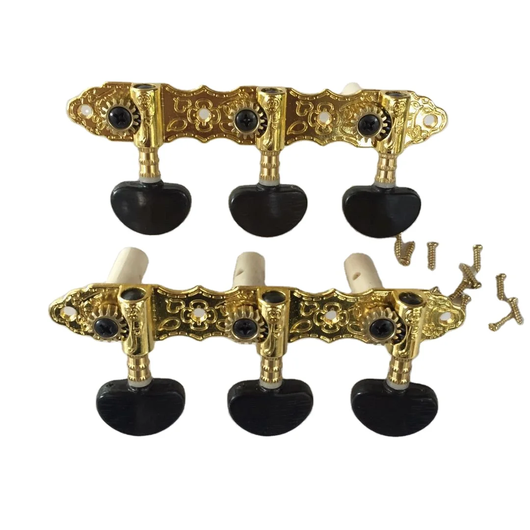 Guitar accessories Instrument accessories Long three ABS flower head plastic column, string knob, string shaft tuning