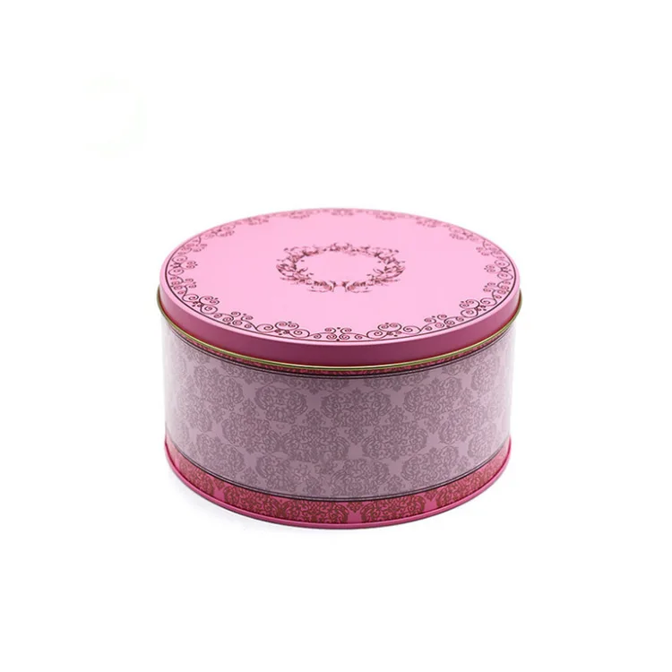 Hot Sale Food Grade Metal Round Tea Tin Box For High-grade Gift Packaging