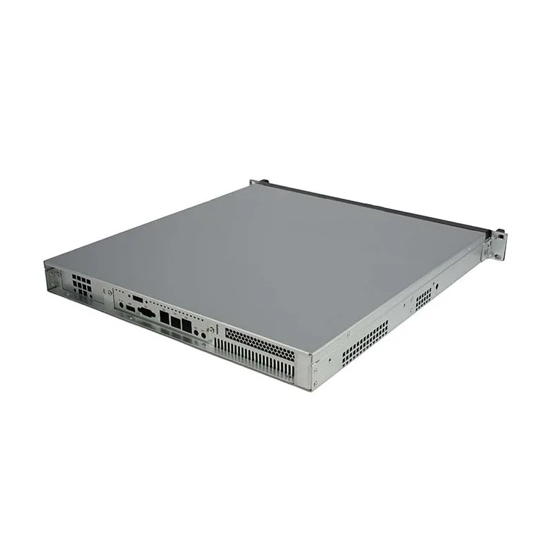 1U 19 inch short depth server case 4 hot swap bays FLEX PSU mini ITX manboard for HTPC backup
