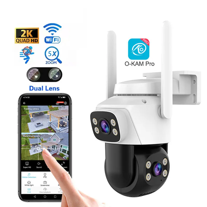 Smart Hd Outdoor Camera Ptz Surveillance Wired Wifi Wireless Cctv Ip Camera Security Network Camera