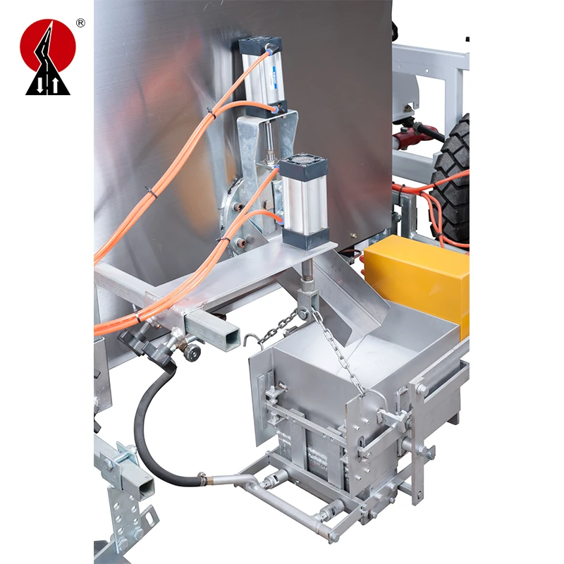 LXD-618 вождения типа горячего расплава или холодной краски различными дорожными линейная маркировочная машина