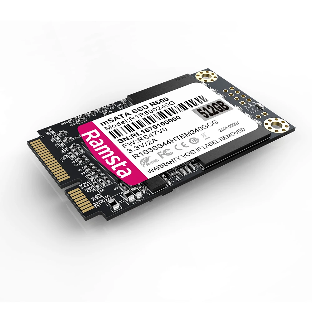 Ramsta OEM SSD Sata 512 Гб жесткий диск ГБ Msata для ноутбука и ПК