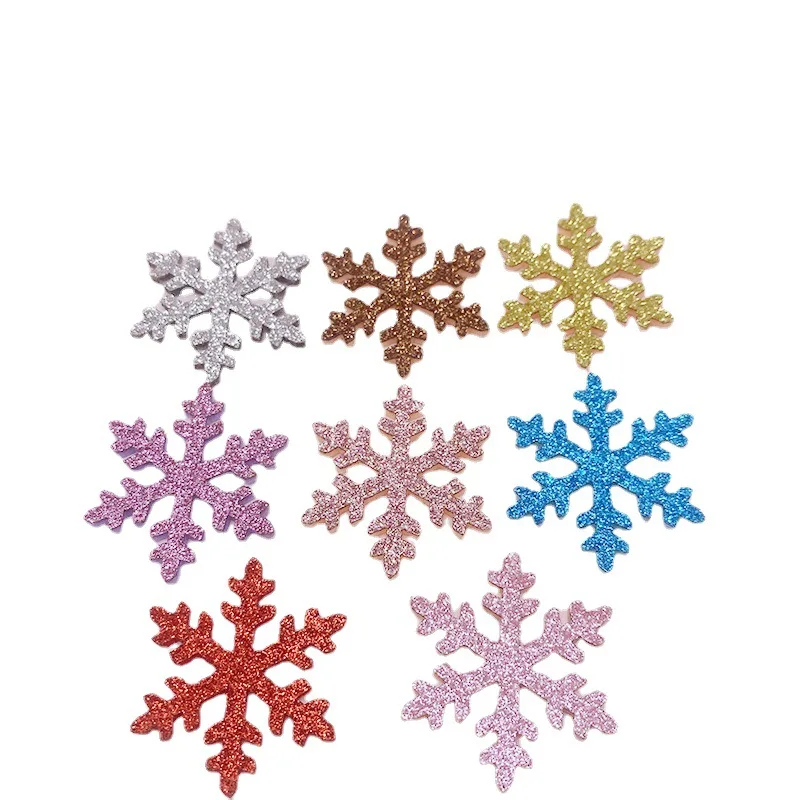 
4cm Hot sale diy handmade colorful snowflake for decoration 