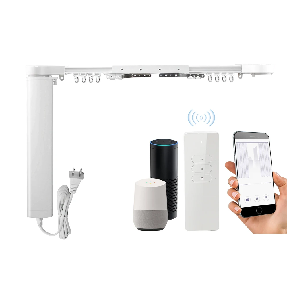 Smart Curtain Blind Motor  Tuya WiFi Control Broadlink RF Control Electric Stage Curtains compatible with Alexa Echo Google Home