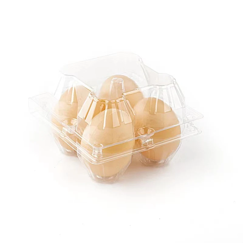 Empty Transparent Disposable Plastic Egg Packaging Box With 4/6/8/10/12 Holes DIY Home Decor