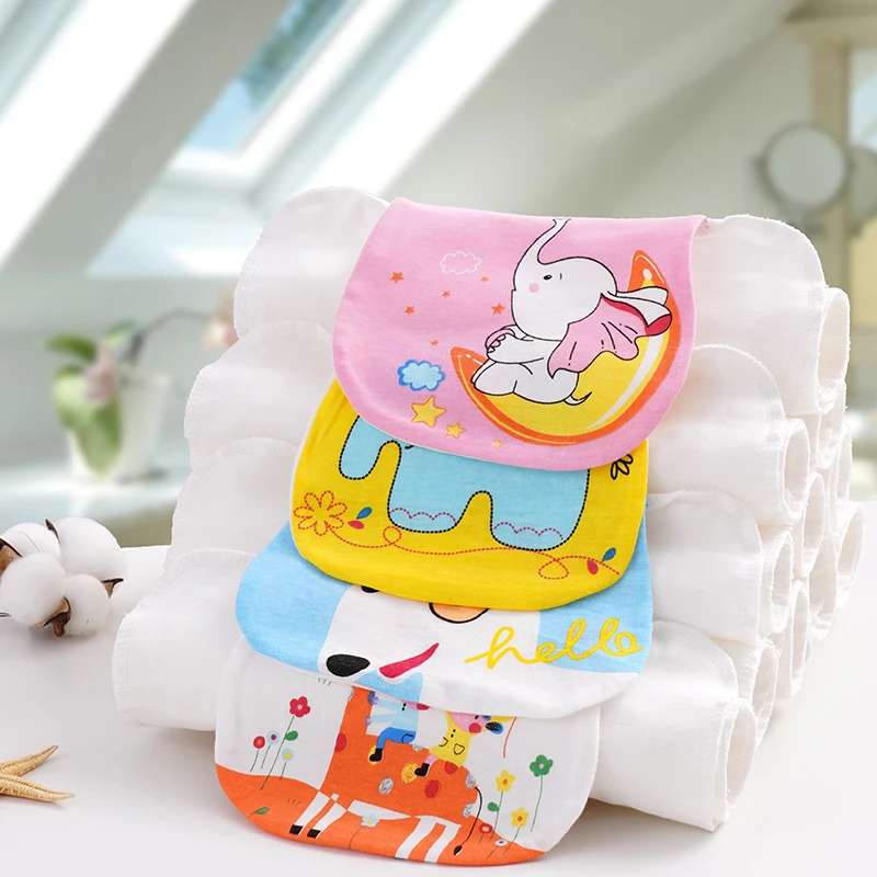 Hot selling High Quality Custom Printed Cloth 100 Cotton Baby Burp Cloth Soft Baby Towel