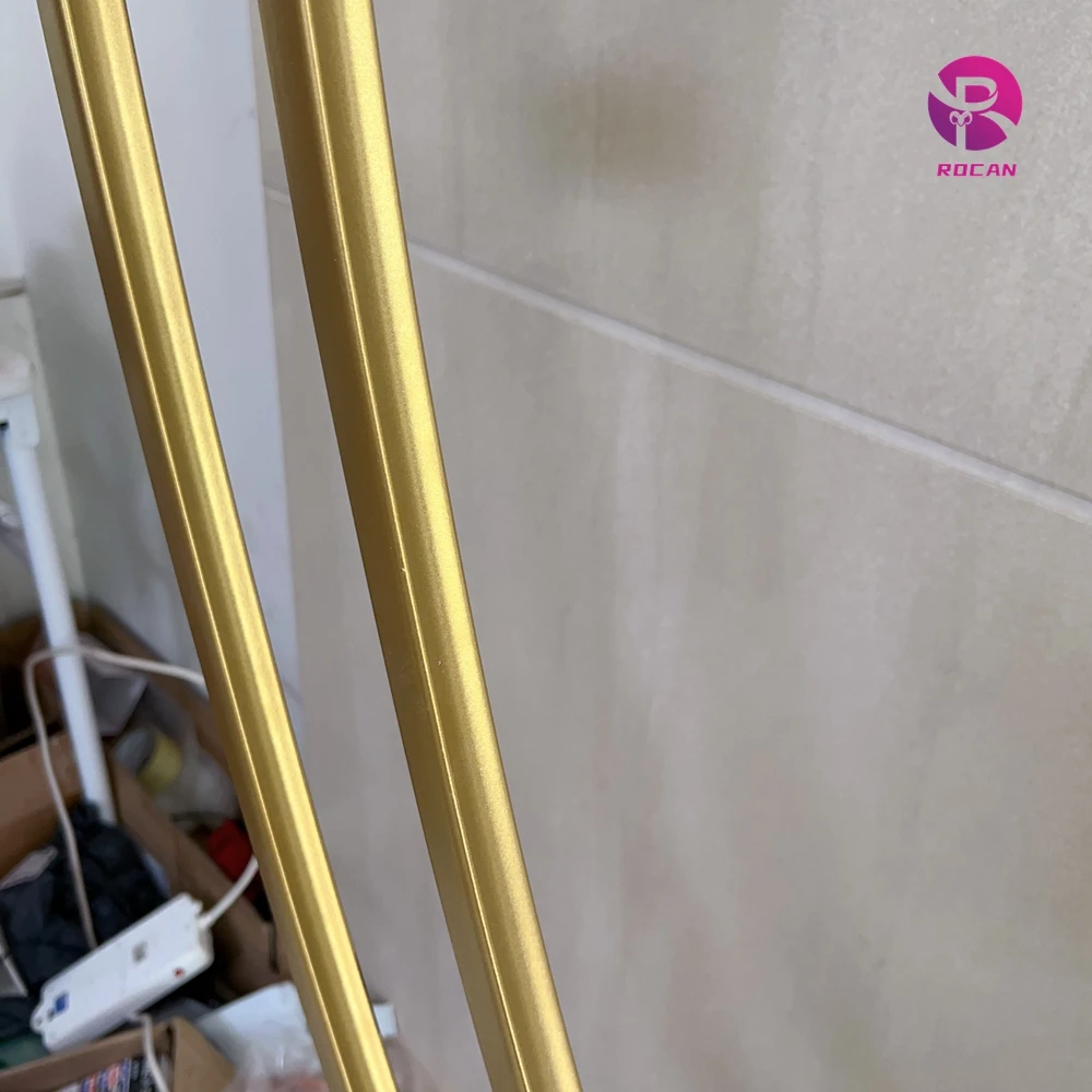 Shiny Gold Heart Arch 6.6ft (200cm) Height Love Arch Balloon Arch Wedding Party Proposal Events Wedding Backdrop