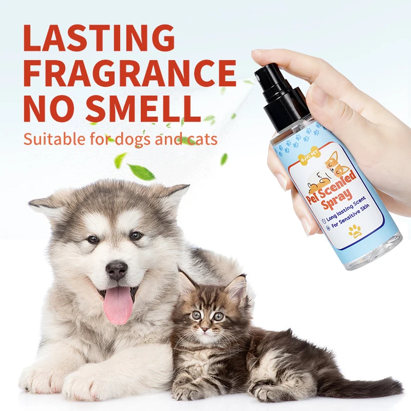 Fast Shipping Pet Perfume Soothing Top Performance Fresh Cologne Mist Scented Private Label Dog Perfume