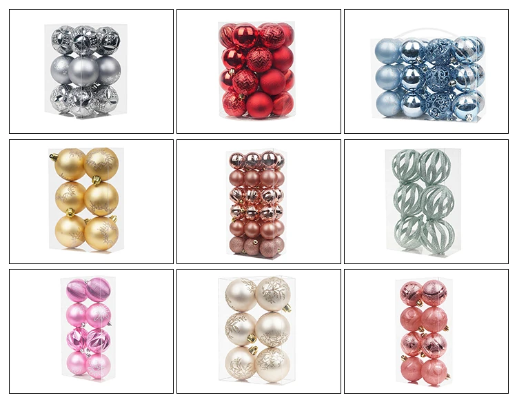 China supplies modern design christmas Tree decoration  ball christmas baubles Hanging Ornament wedding decoration