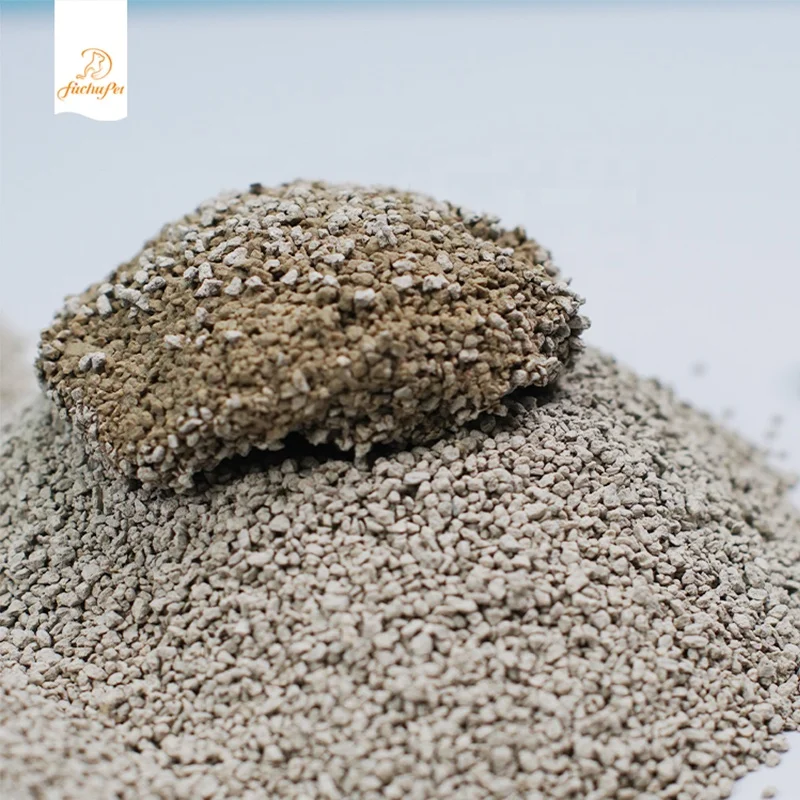Cat Litter Bentonite Clay Crushed with scent  OEM plastic package