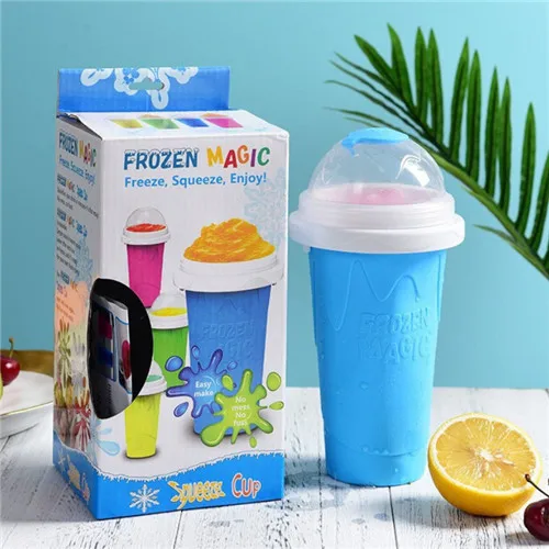 China Customized Made Slushy Maker Cups Frozen Slushy Cups For Making Delicious Frozen Drinks At Home