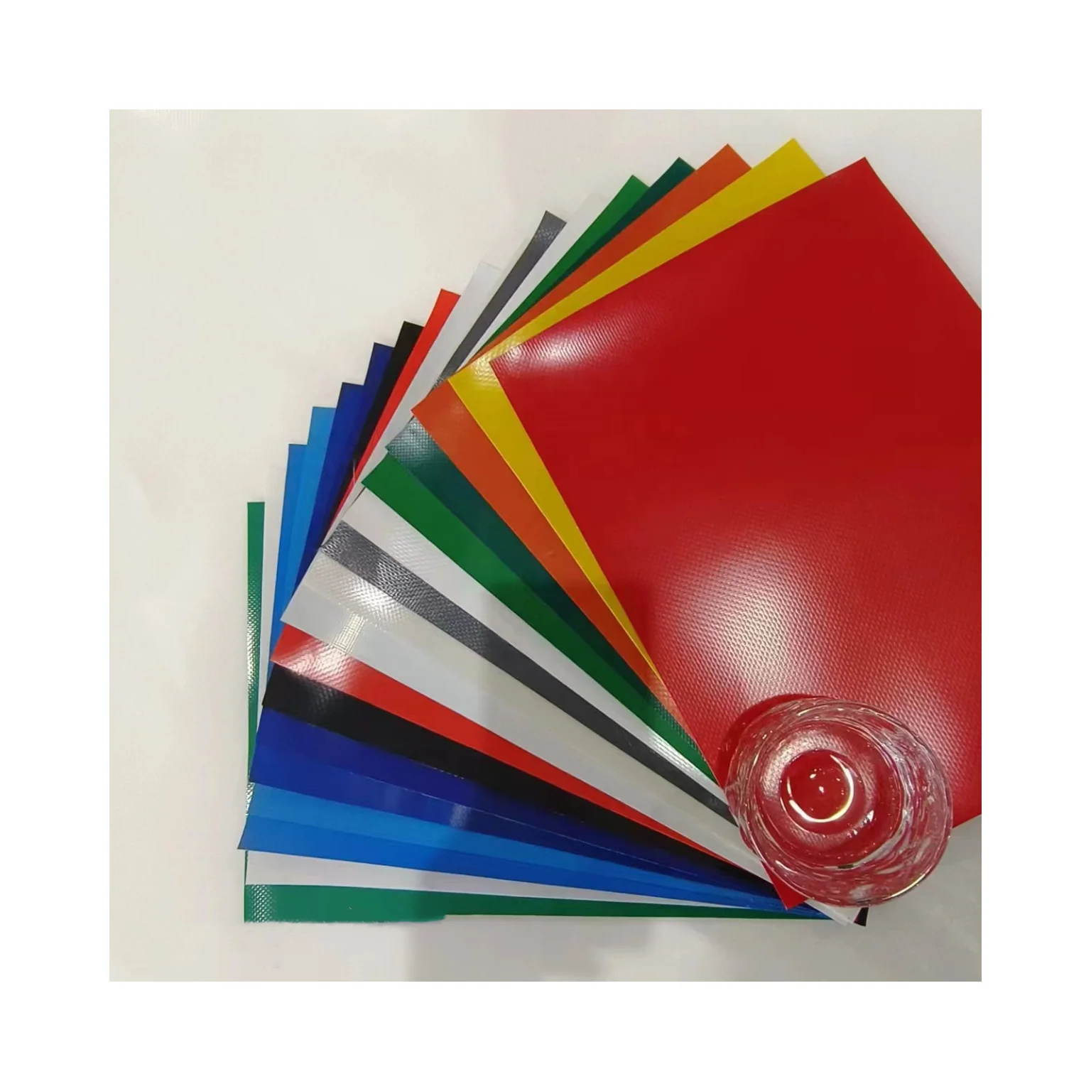 Factory direct sale architectural fabric colorful PVC/PVDF /1200g for tensile structures permanent structures membrane