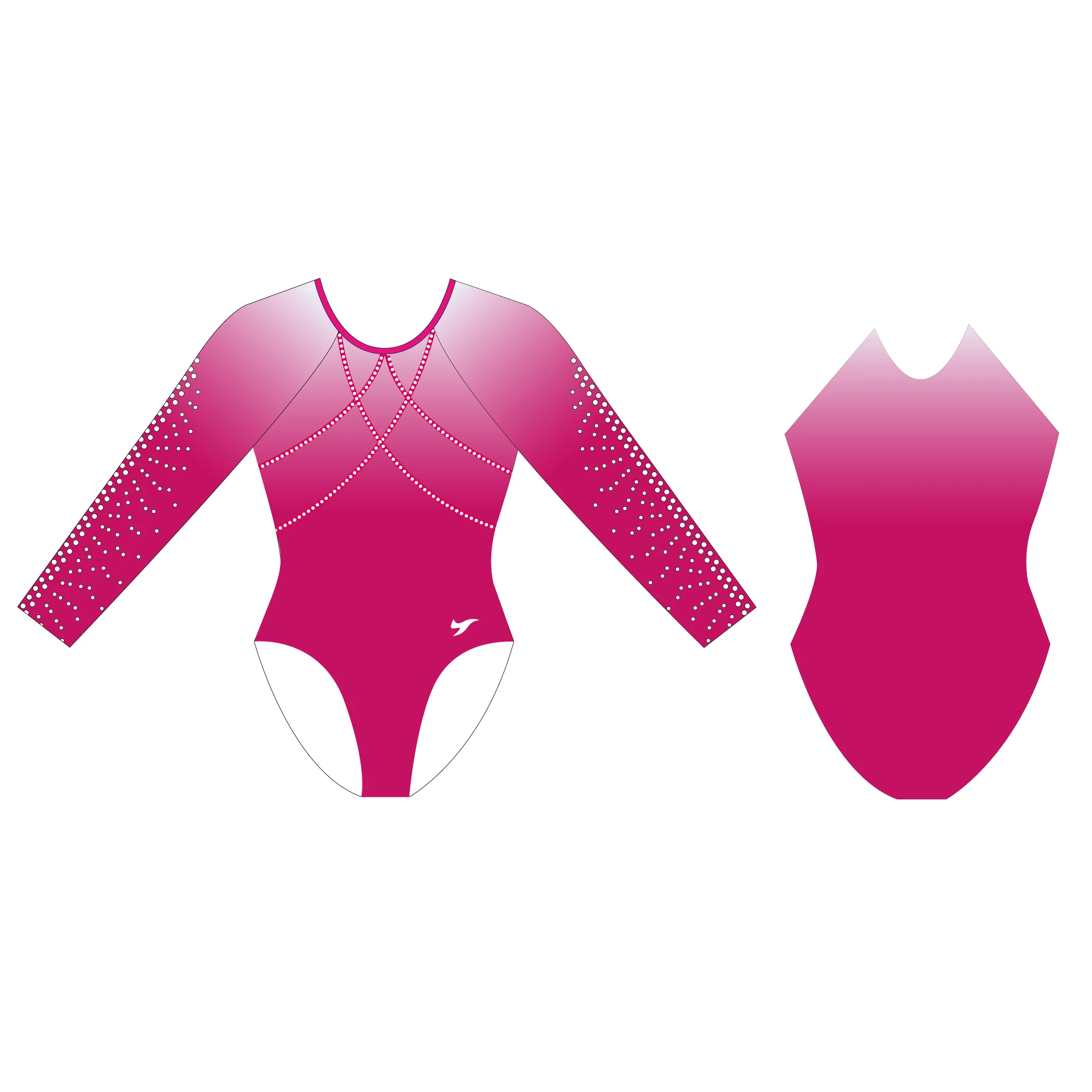 Wholesale Newest Youth Gymnastic Sublimation Polyester Spandex Leotard Custom Rhythmic Gymnastics Leotard