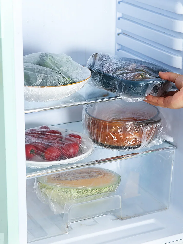 100 Pieces Of Fresh-Keeping Cover Disposable Plastic Wrap For Household Dustproof