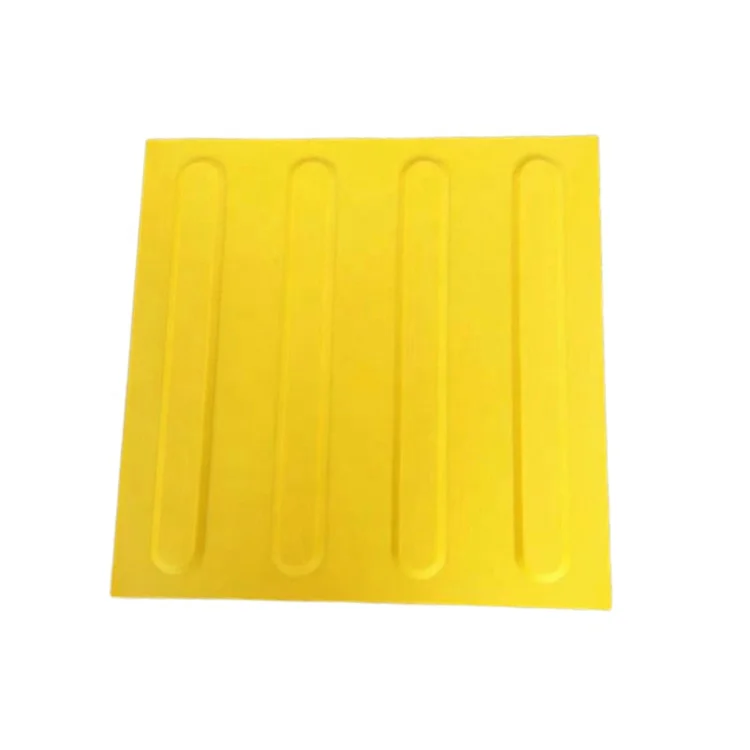 Outdoor Laying Of Pedestrian Anti Slip Pvc/Tpu Tactile Indicator Tiles For Blind People Parking Safety