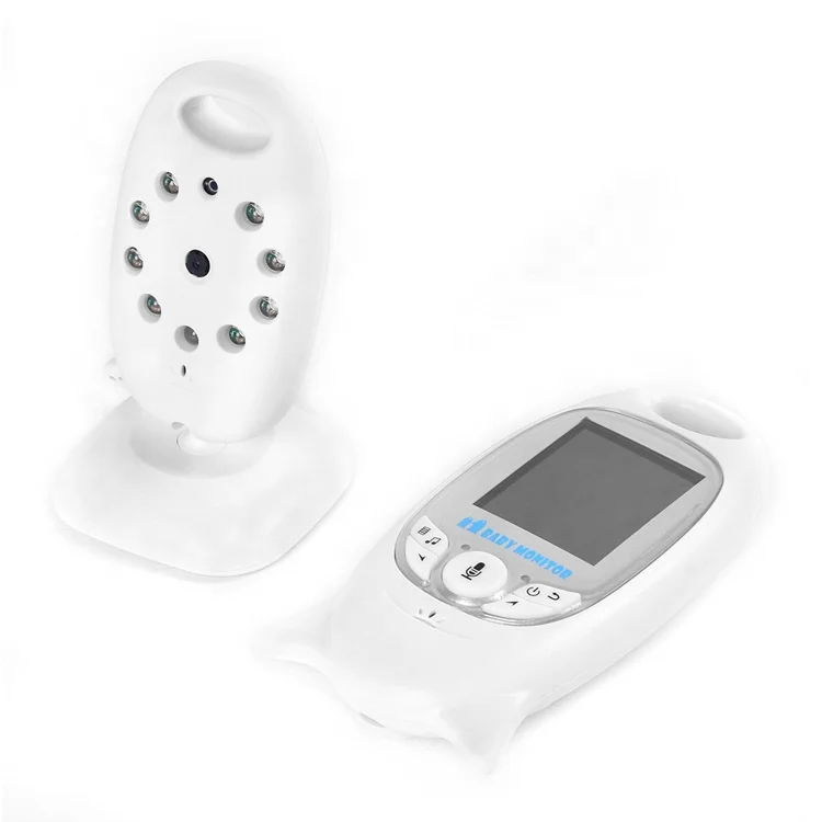 
baby monitor night vision video baby unit camera sound activated 2.0 inch parent unit temperature display 