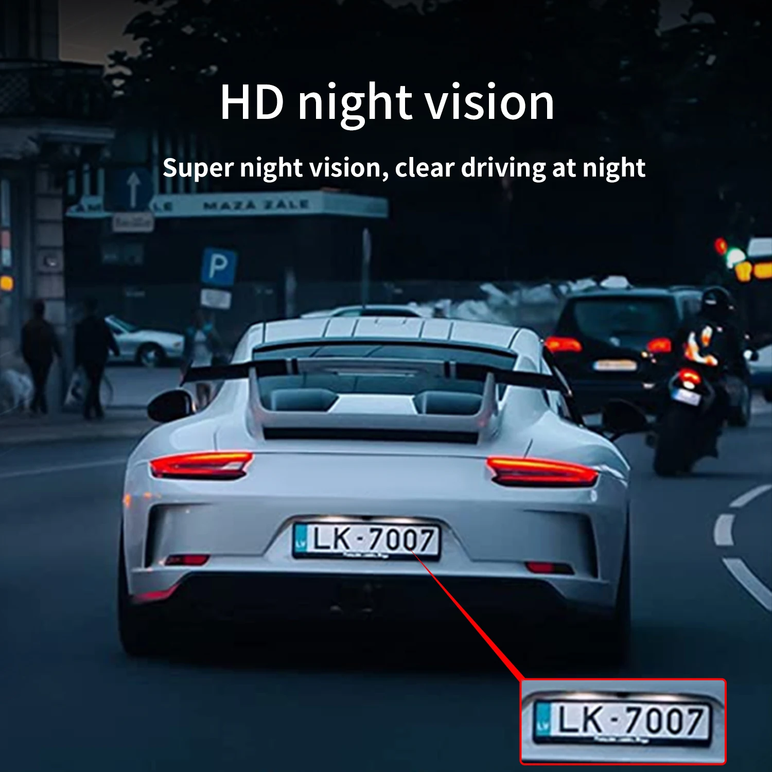 wholesale dash cam 1080p dash cam front and rear  Single Channel Car DVR Recorder  24H Parking Monitor Black Box 12 Months