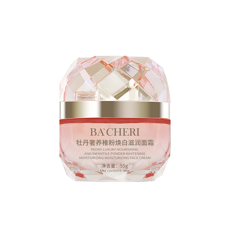 Private Label Rare Peony Voperine Rye Seed Extract Skin Care Silky Moist Face Cream For Face Wash