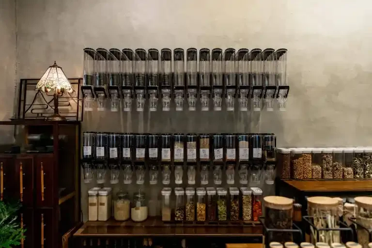 Wall Mounted Food Storage Bulk Cereal Dispensers
