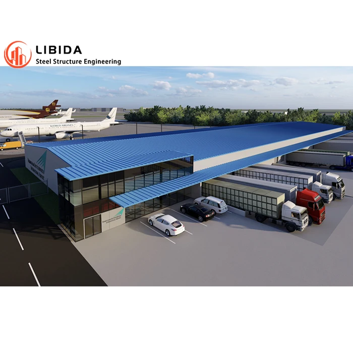 Steel Buildings Warehouse Workshop Steel Structure Prefabricated Light Steel Frame Warehouse Metal Building