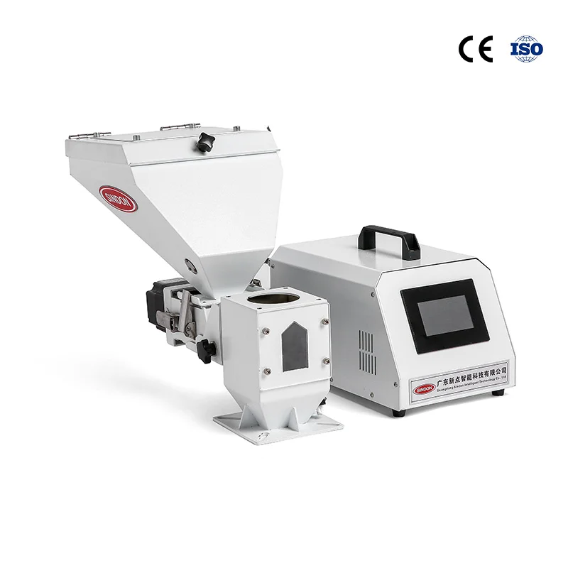 Screw Dosing Unit Master Batch Mini Mixer For Extruder Pvc Mixing Machine Volumetric Color Doser