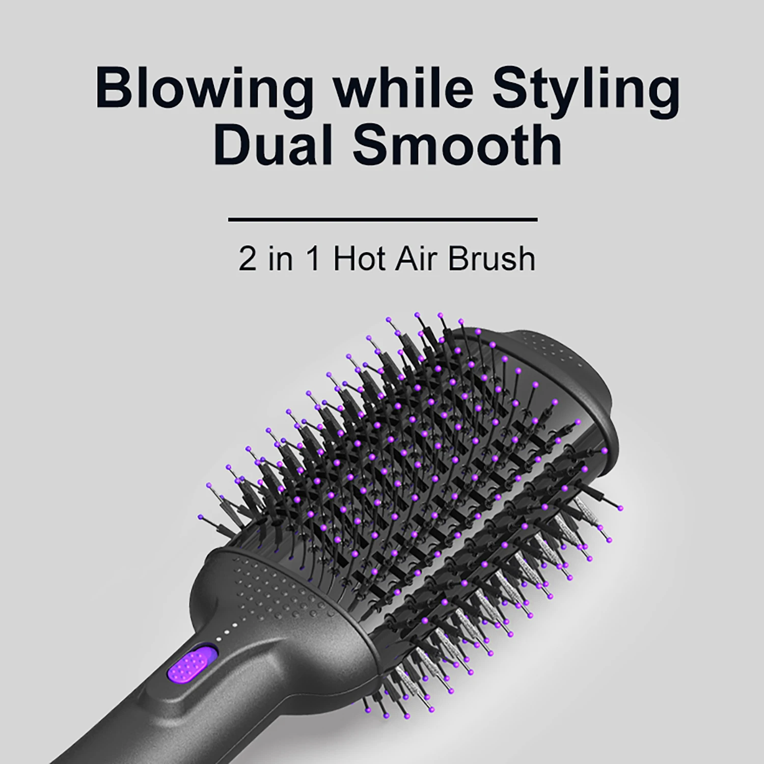 Hot Air Brush 2 in 1 Hair Styling Brush 950W Professional Hair Dryer Brush Styler