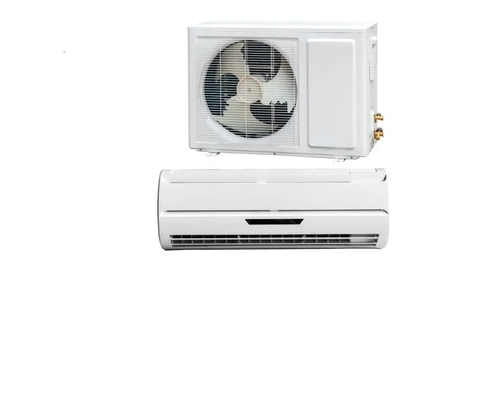 100%DC 48V 1HP wall split solar air conditioner system off grid working for 15 squaremeters for room