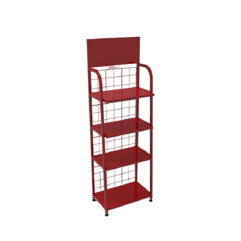 garage shop durable metal auto parts engine oil display rack lubricants oil display stand
