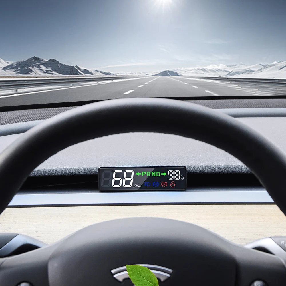 Дисплей для проектора модели Y Hud, для синхронизации скорости аккумулятора, экран для Tesla с автоматической настройкой скорости