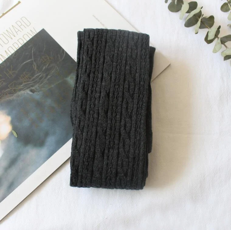 Wholesale Baby Girls Tights Cable Knit Leggings Stockings Pantyhose Infants Toddlers Stockings School Tights for 2T-12 Years