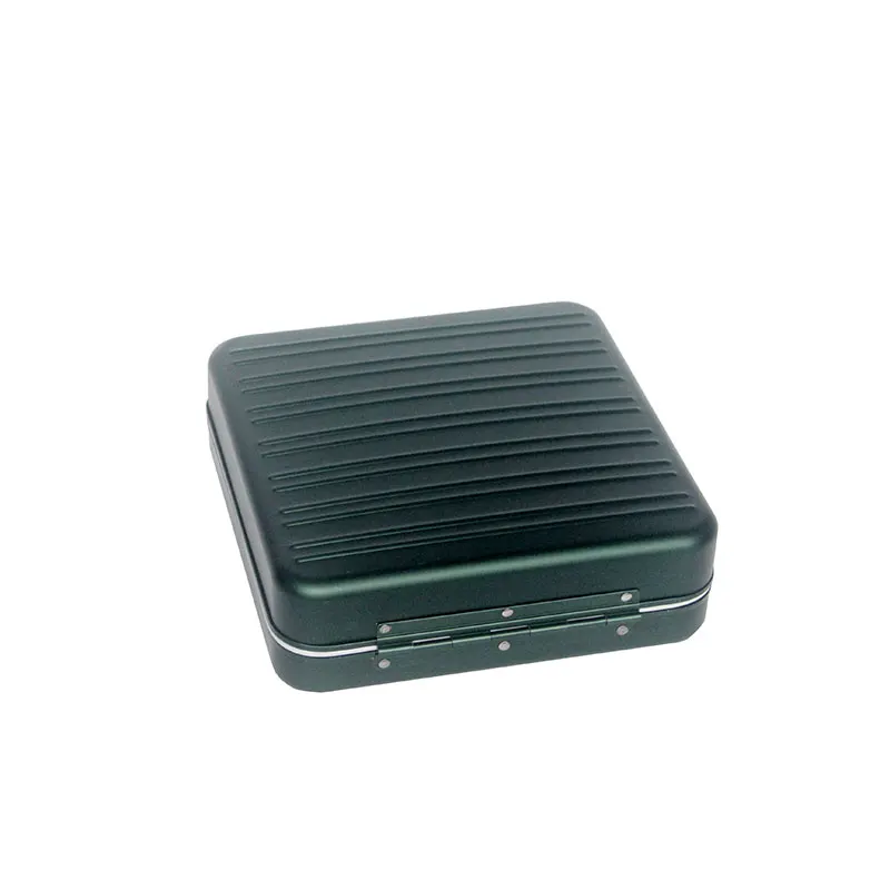 Mini Luxury Watch Holder Dark Green Aluminum Watches Case