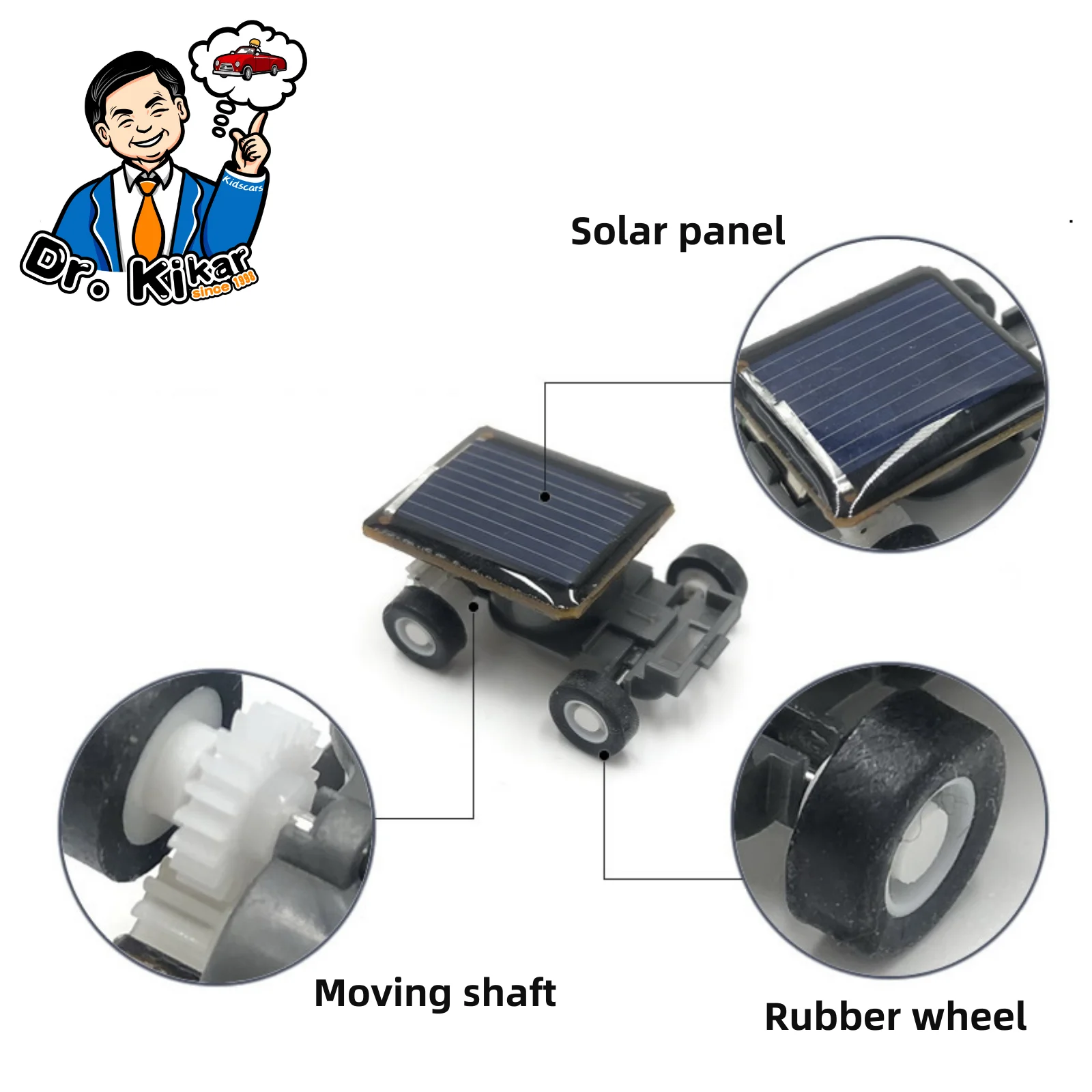Lorda diy мини-машинка на солнечной батарее игрушечный автомобиль с питанием от детей стебель Обучающие наборы