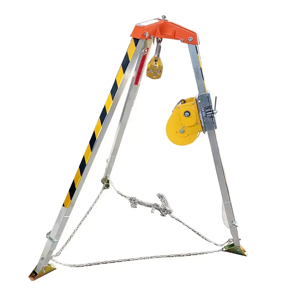 Hot Sale Automatic 1200/1800/2600 pounds Falling Prevention System For Firefighting Tripod Stand