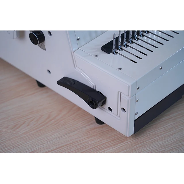 CM600A Document Booklet Exercise Book Paper Binding Machine 24 Holes Hardcover Book Binding Machine For Office