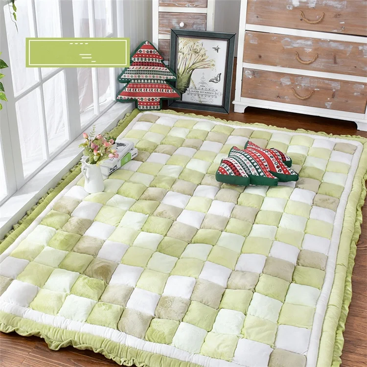 Корейский Лидер продаж, утолщенные бархатные коврики и ковровые покрытия, новый дизайн, прямоугольный нескользящий теплый напольный ковер, ковер