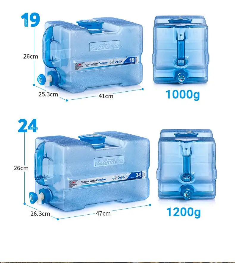 Outdoor camping water storage tank portable car large capacity with tap drinking water domestic water storage tank