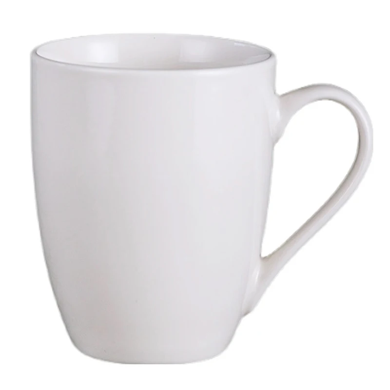 Manufacturer Gifts Selling Daily Use Custom Logo Luxury Tall 14oz White Drinking Porcelain Sublimation Coffee Cup Ceramic Mugs