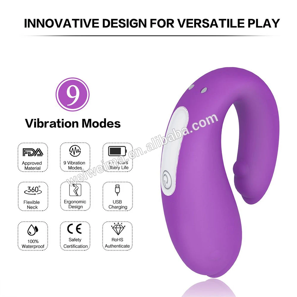 Factory Cheap Price Rechargeable Waterproof Couples Vibrator Sex Toy for Couple