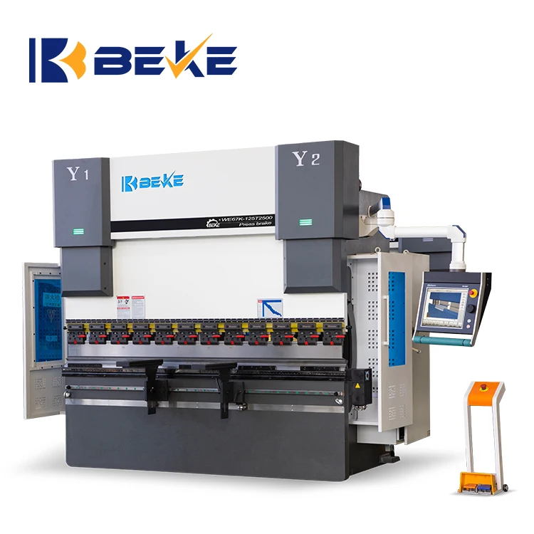 125T 2500  DA66T System Press Brake Machine Metal Bending Machine Sheet Folding Metal Sheet Machine  CNC