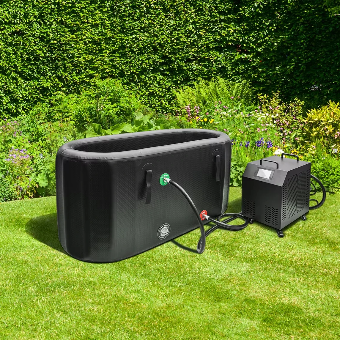 New Design Athlete Fitness Recovery portable Ice Bath Chiller Ozone Cycle Use Water Cooled Cold Plunge Chiller With Filter