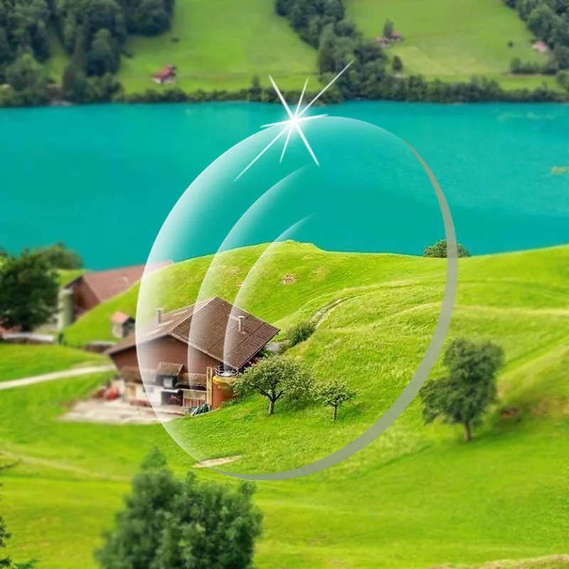 1.56 Non spherical resin lenses bottomless  intelligent color changing  gray changing  tea changing  myopia and astigmatism len