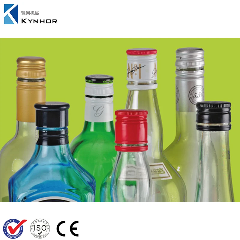 750ml Glass Bottle Automatic Vodka Alcohol Wine Carbonated Drink Filling Bottling Machine with Aluminum Screw Cap
