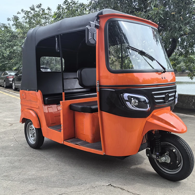 Motorized Tricycles Three Wheeler Motorcycle Auto Rickshaw Gasoline Tuk Tuk Petrol for Passenger